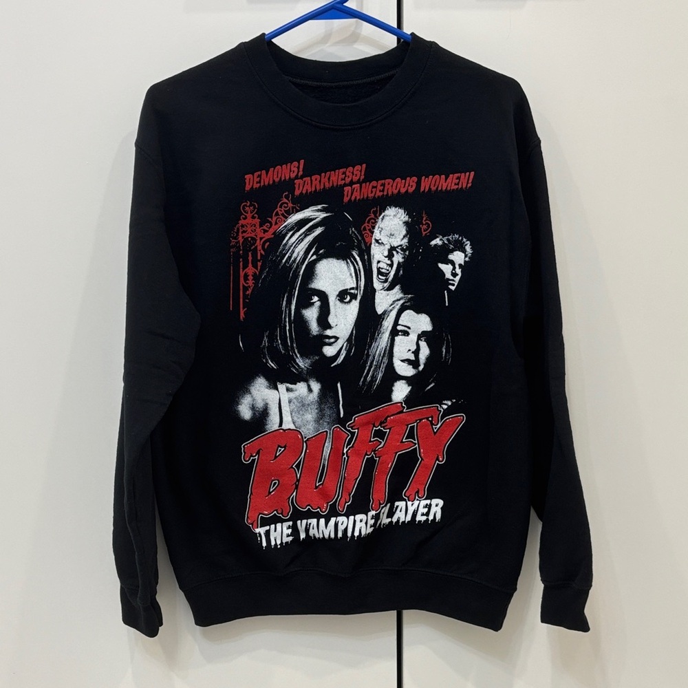 Buffy the Vampire Slayer Licensed Crewneck Sweater Unisex Size Medium